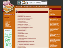 Tablet Screenshot of funnyfact.com